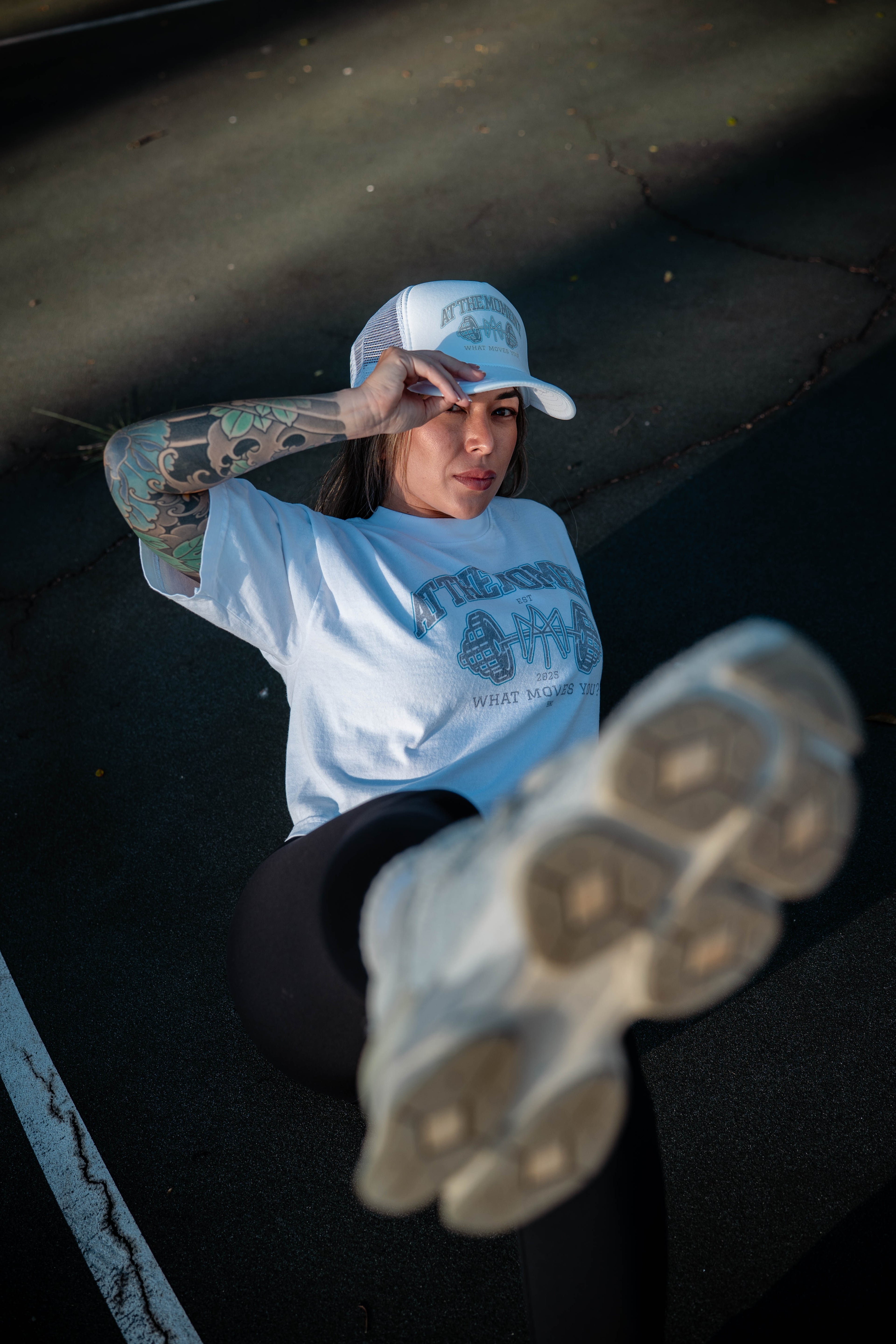 THE ESSENTIALS VARSITY TRUCKER HAT